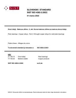 ISO 4382-2:2021 ISO 4382-2:2022 - BARVE - Page 1 preview