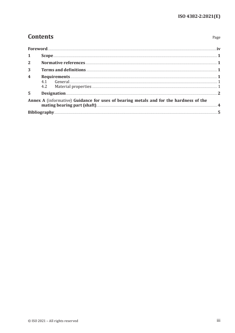 ISO 4382-2:2021 - Plain bearings — Copper alloys — Part 2: Wrought copper alloys for solid plain bearings
Released:11/30/2021