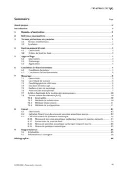 ISO 6798-3:2022 ISO 6798-3:2022 - Reciprocating internal combustion engines — Measurement of sound power level using sound pressure — Part 3: Survey method for use in situ
Released:2/11/2022 - Page 3 preview