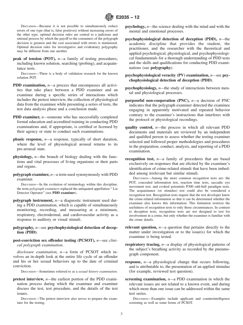 ASTM E2035-12 - Standard Terminology Relating to Forensic Psychophysiology