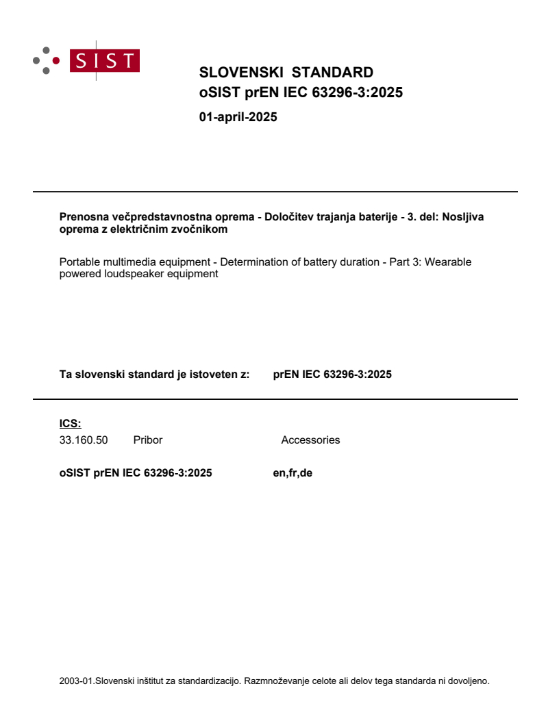 prEN IEC 63296-3:2025