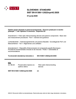 SIST EN 61300-1:2022/oprA2:2025 SIST EN 61300-1:2022/oprA2:2025 - Page 1 preview