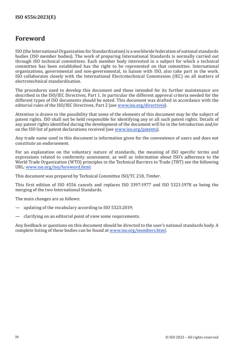 ISO 4556:2023 ISO 4556:2023 - Wood raw parquet elements — General characteristics
Released:6. 07. 2023 - Page 4 preview