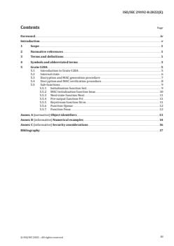 ISO/IEC 29192-8:2022 - Information security — Lightweight cryptography — Part 8: Authenticated encryption
Released:14. 09. 2022 - Page 3 preview