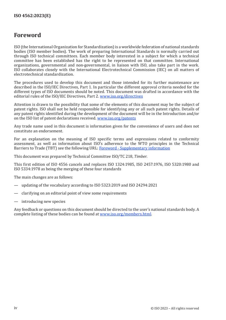 ISO 4562:2023 ISO 4562:2023 - Wood parquet strips — Classification
Released:6. 07. 2023 - Page 4 preview