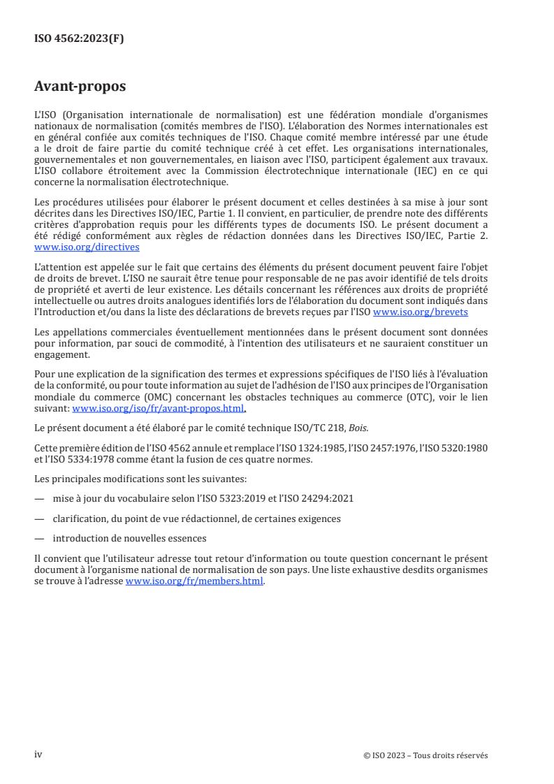 ISO 4562:2023 ISO 4562:2023 - Lames de parquet en bois — Classement
Released:6. 07. 2023 - Page 4 preview