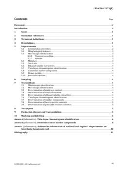 ISO 4564:2023 - Traditional Chinese medicine — Scutellaria baicalensis root
Released:22. 05. 2023 - Page 3 preview