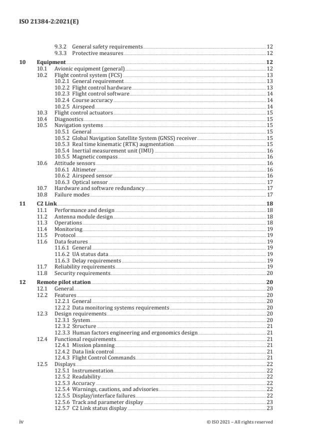 ISO 21384-2:2021 ISO 21384-2:2021 - Unmanned aircraft systems - Page 4 preview