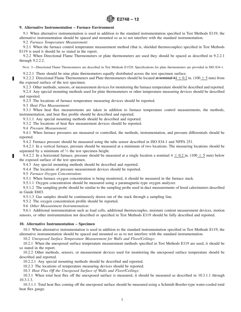 REDLINE ASTM E2748-12 - Standard Guide for Fire-Resistance Experiments