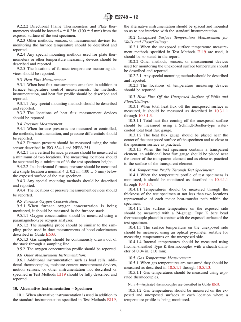 ASTM E2748-12 - Standard Guide for Fire-Resistance Experiments