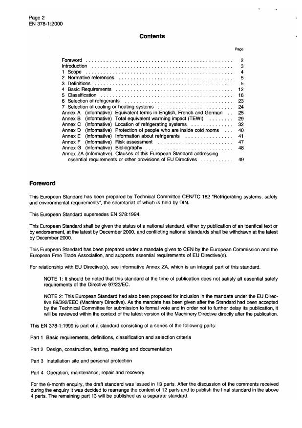 EN 378-1:2000 EN 378-1:2000 - Page 4 preview