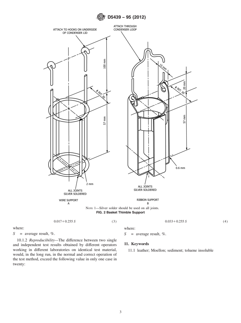 ASTM D5439-95(2012) - Standard Test Method for Determination of Sediment in Moellon