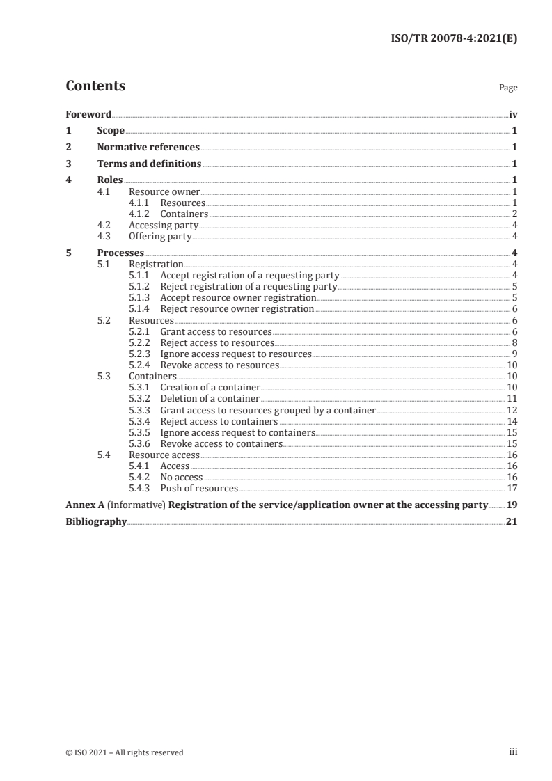 ISO/TR 20078-4:2021 - Road vehicles — Extended vehicle (ExVe) web services — Part 4: Control
Released:10/11/2021