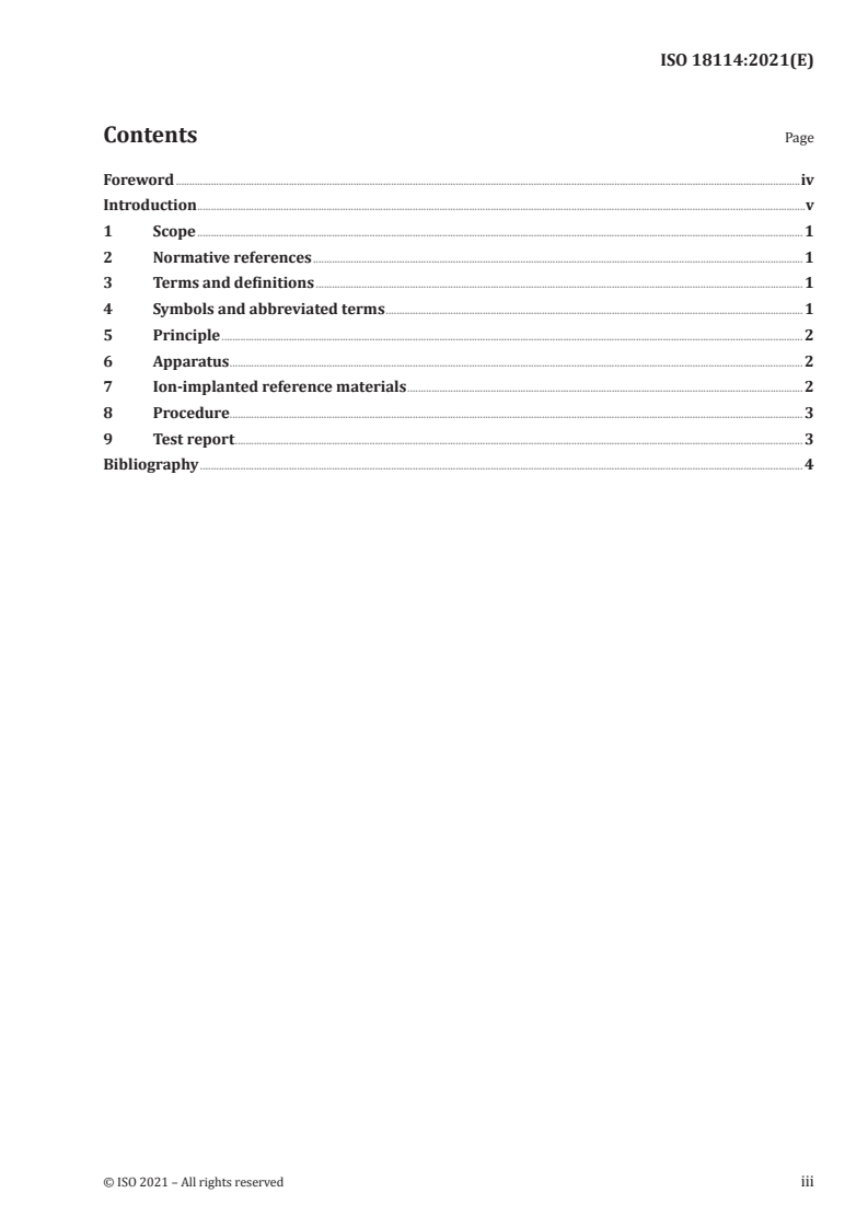 ISO 18114:2021 - Surface chemical analysis — Secondary-ion mass spectrometry — Determination of relative sensitivity factors from ion-implanted reference materials
Released:5/11/2021