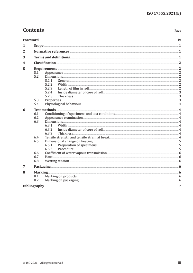 ISO 17555:2021 - Plastics — Film and sheeting — Biaxially oriented polypropylene (PP) films
Released:6/25/2021