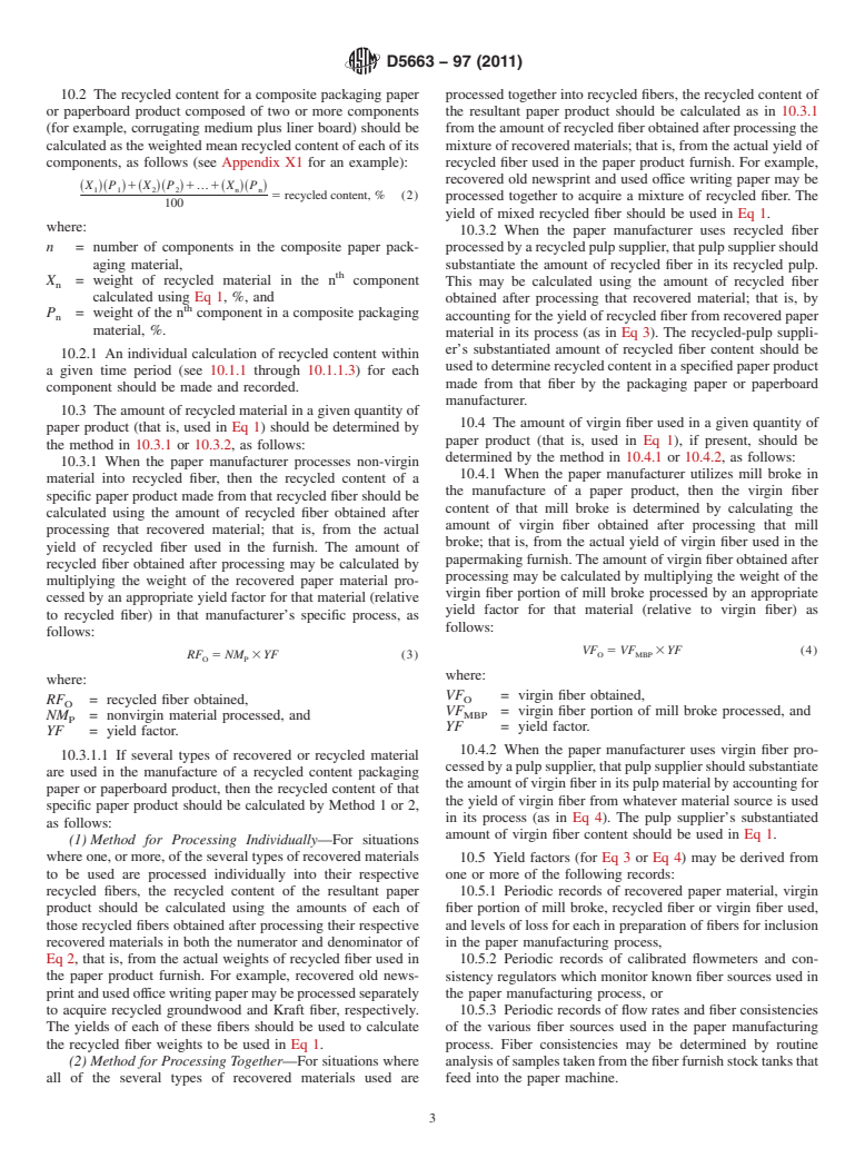 ASTM D5663-97(2011) - Standard Guide for  Validating Recycled Content in Packaging Paper and Paperboard