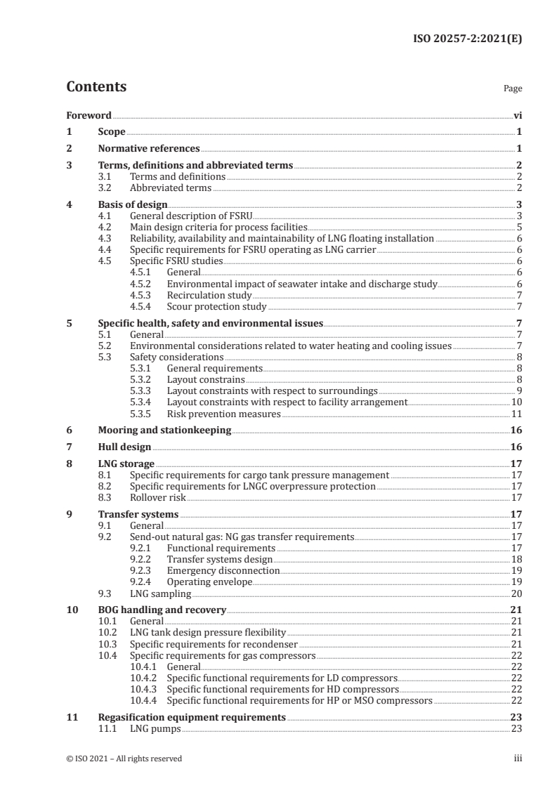 ISO 20257-2:2021 - Installation and equipment for liquefied natural gas — Design of floating LNG installations — Part 2: Specific FSRU issues
Released:6/8/2021
