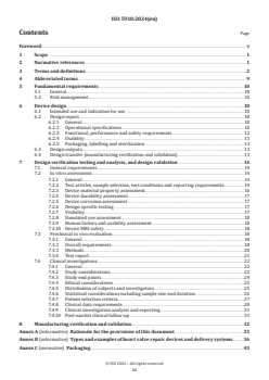 ISO 5910:2024 ISO 5910:2024 - Cardiovascular implants and extracorporeal systems — Cardiac valve repair devices
Released:5. 07. 2024 - Page 3 preview