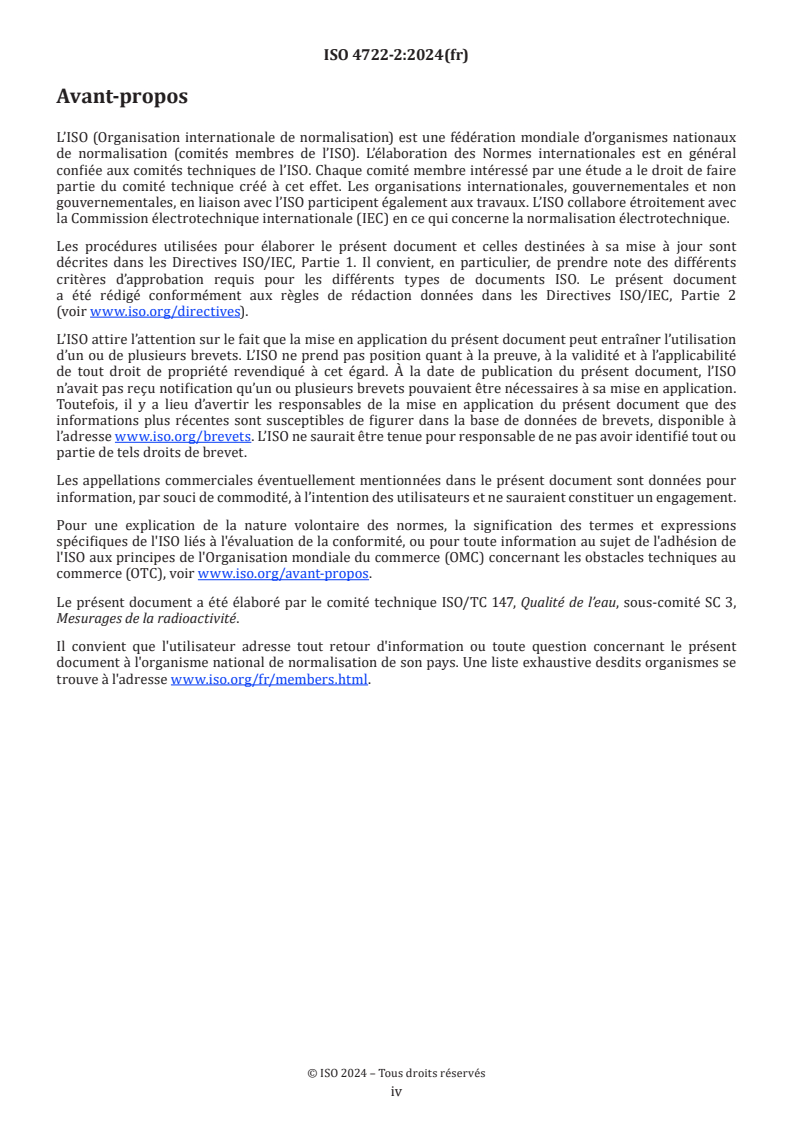 ISO 4722-2:2024 ISO 4722-2:2024 - Qualité de l'eau — Thorium 232 — Partie 2: Méthode d’essai par ICP-MS
Released:12/2/2024 - Page 4 preview