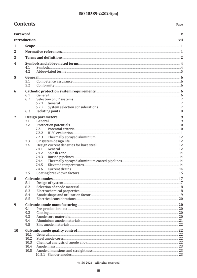 ISO 15589-2:2024 - Oil and gas industries including lower carbon energy — Cathodic protection of pipeline transportation systems — Part 2: Offshore pipelines
Released:2. 02. 2024