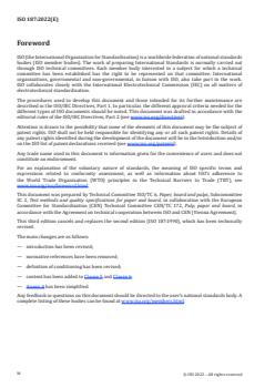 SIST ISO 187:2023 ISO 187:2022 - Paper, board and pulps — Standard atmosphere for conditioning and testing and procedure for monitoring the atmosphere and conditioning of samples
Released:18. 10. 2022 - Page 4 preview