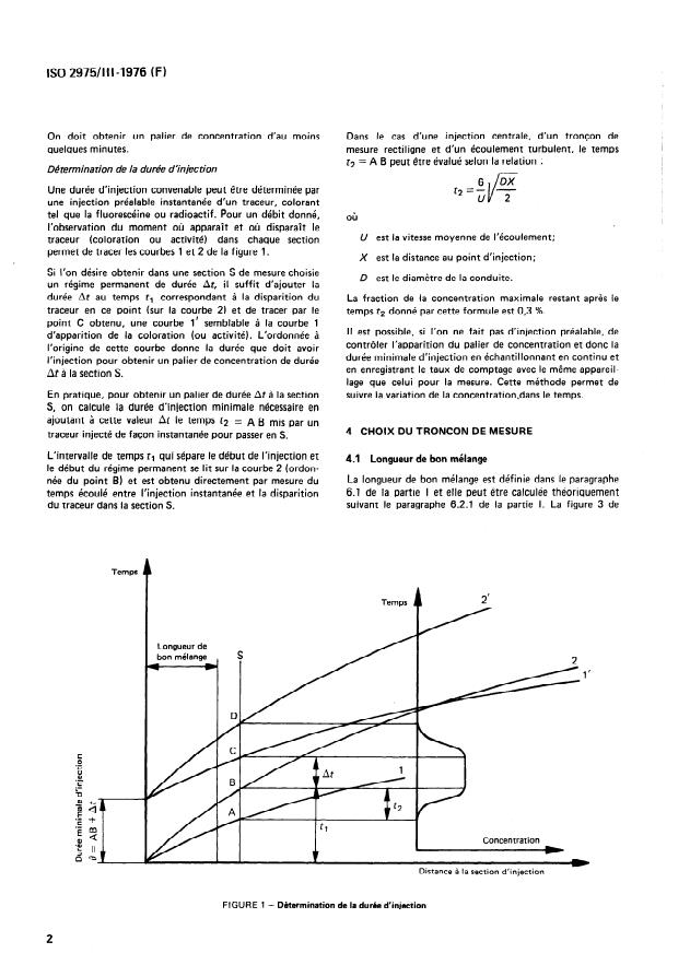 ISO 2975-3:1976 ISO 2975-3:1976 - Mesure de débit de l'eau dans les conduites fermées -- Méthodes par traceurs - Page 4 preview