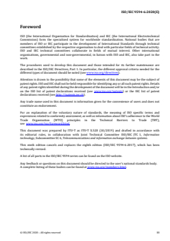 ISO/IEC 9594-6:2020 ISO/IEC 9594-6:2020 - Information technology — Open systems interconnection — Part 6: The Directory: Selected attribute types
Released:12/1/2020 - Page 3 preview