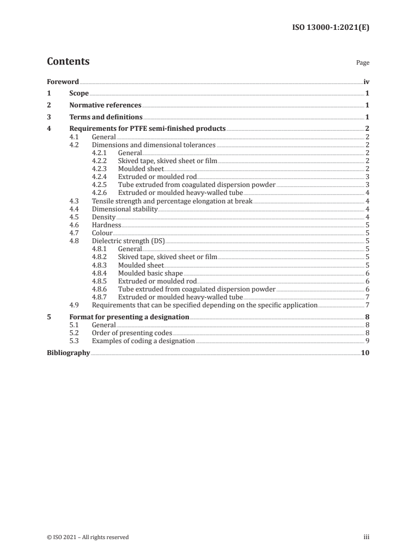 ISO 13000-1:2021 - Plastics — Polytetrafluoroethylene (PTFE) semi-finished products — Part 1: Requirements and designation
Released:8/13/2021