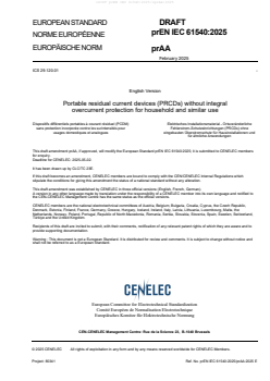 EN IEC 61540:2025/A11:2025 prEN IEC 61540:2025/oprAA:2025 - Page 3 preview