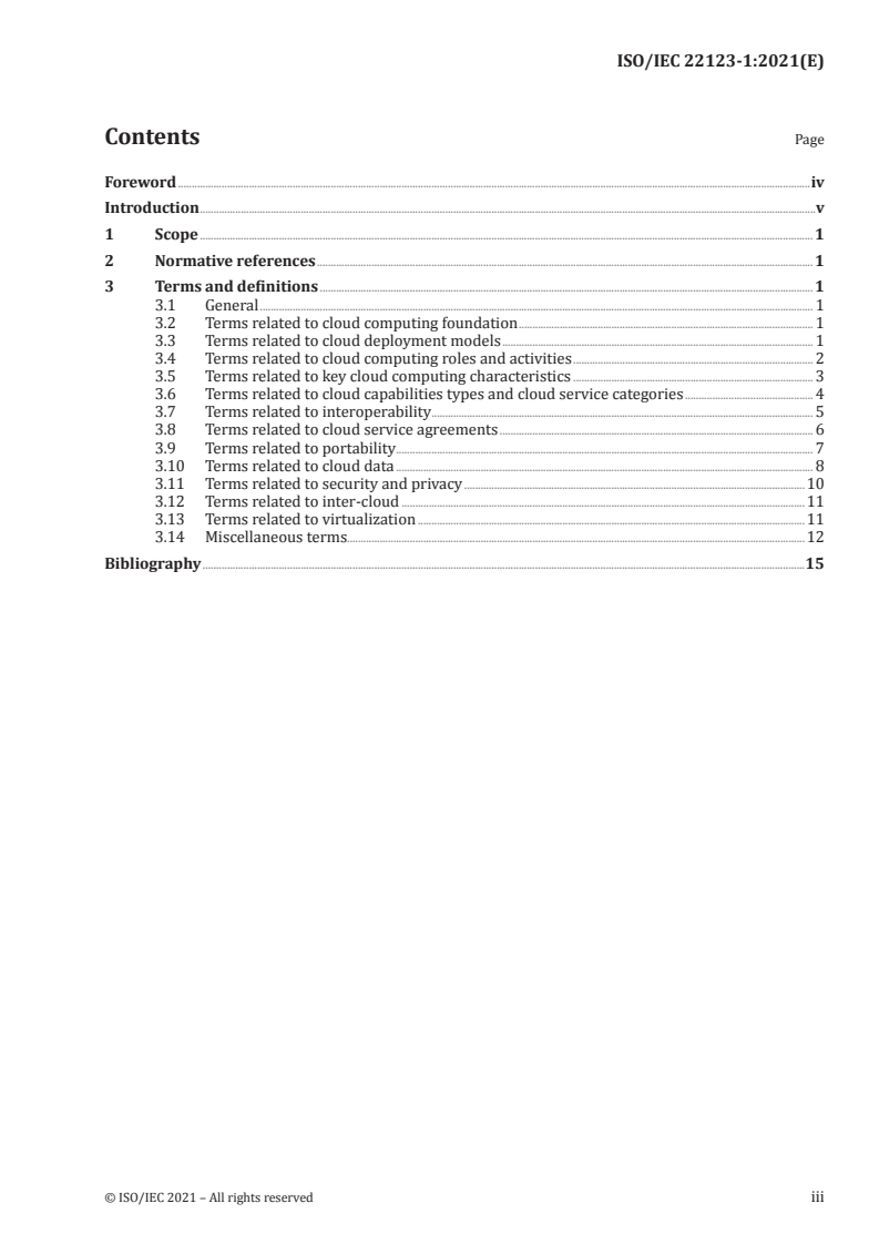 ISO/IEC 22123-1:2021 ISO/IEC 22123-1:2021 - Information technology — Cloud computing — Part 1: Vocabulary
Released:2/16/2021