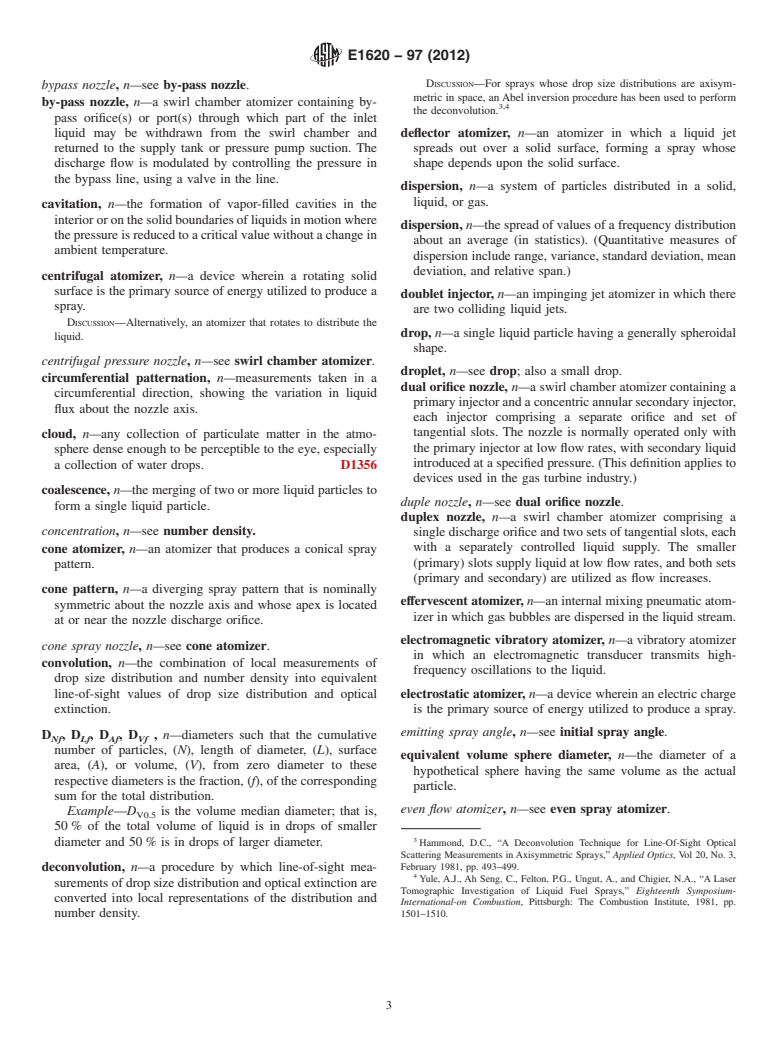 ASTM E1620-97(2012) - Standard Terminology  Relating to Liquid Particles and Atomization