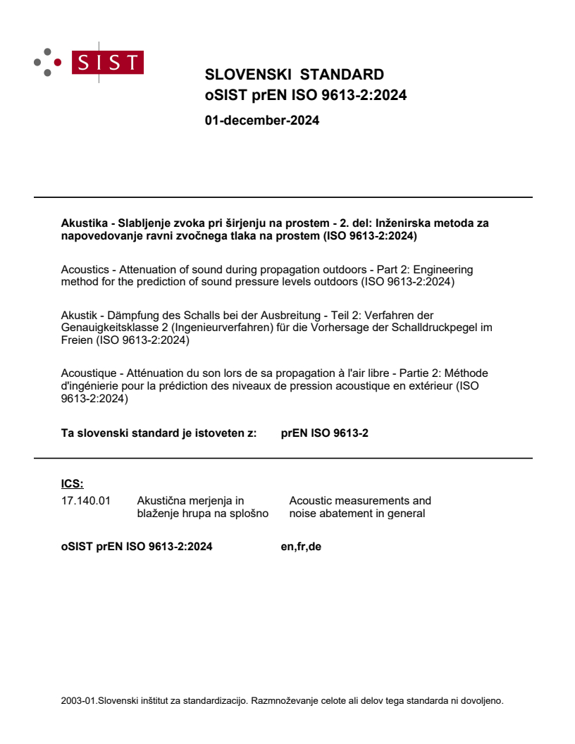 prEN ISO 9613-2:2024