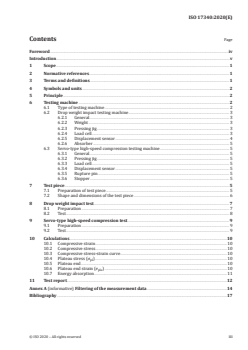 ISO 17340:2020 ISO 17340:2020 - Metallic materials — Ductility testing — High speed compression test for porous and cellular metals
Released:5/27/2020 - Page 3 preview