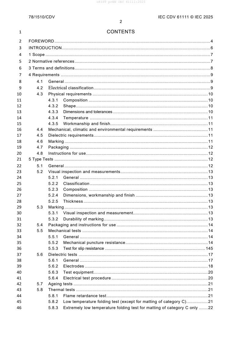 oSIST prEN IEC 61111:2025 oSIST prEN IEC 61111:2025 - Page 4 preview