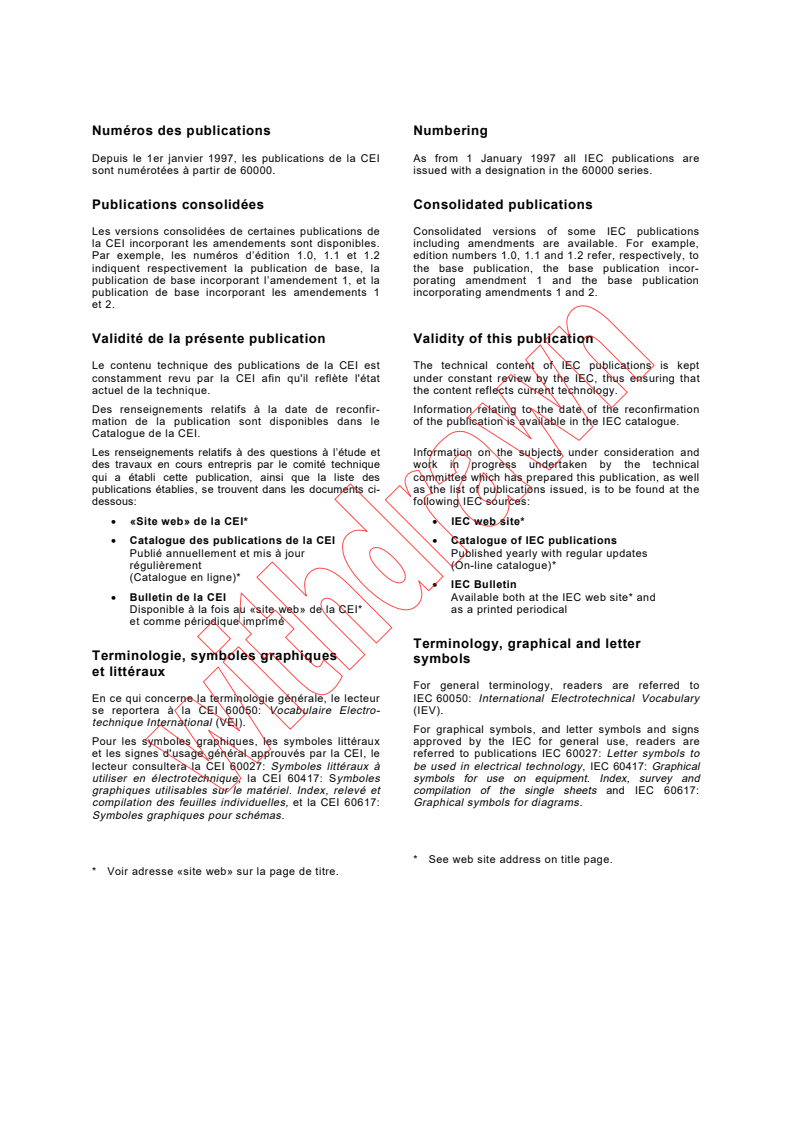 IEC 61504:2000 IEC 61504:2000 - Nuclear power plants - Instrumentation and control systems important to safety - Plant-wide radiation monitoring
Released:5/30/2000
Isbn:2831852439 - Page 2 preview