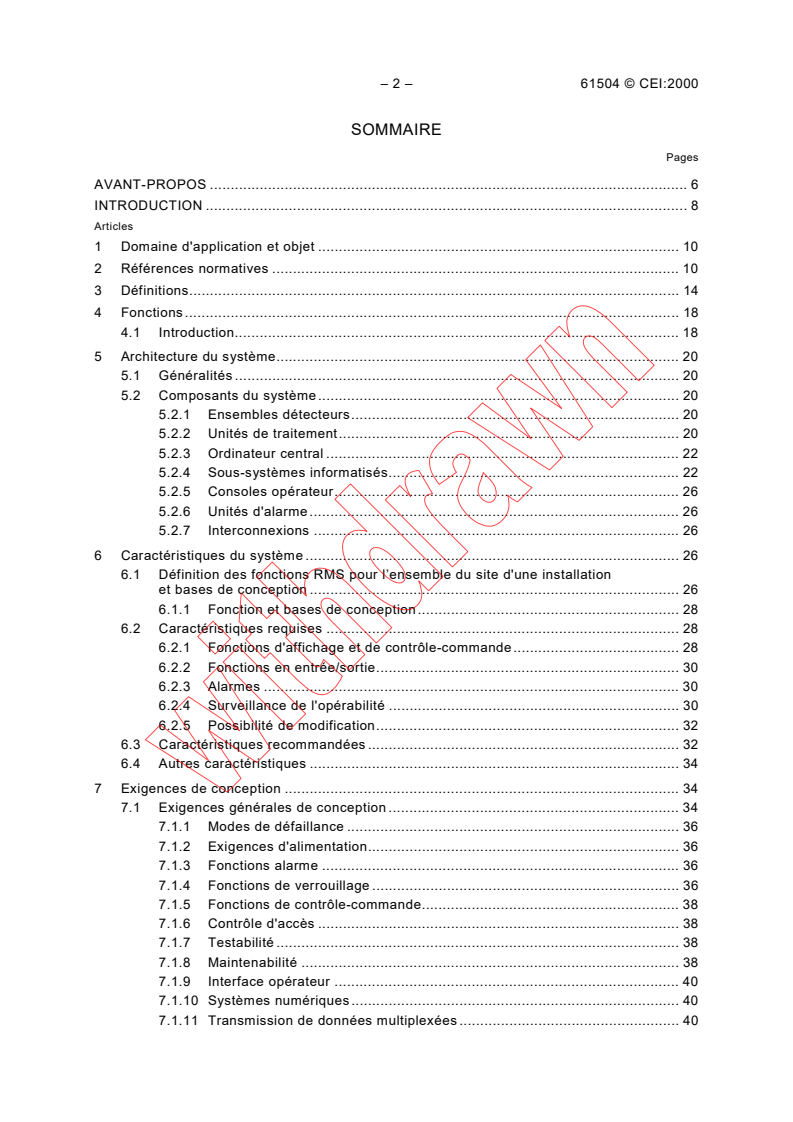 IEC 61504:2000 IEC 61504:2000 - Nuclear power plants - Instrumentation and control systems important to safety - Plant-wide radiation monitoring
Released:5/30/2000
Isbn:2831852439 - Page 4 preview