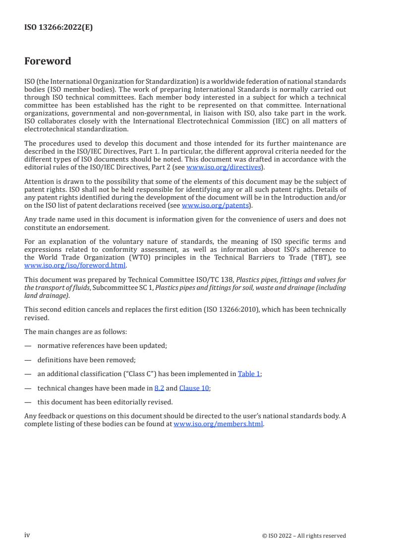 ISO 13266:2022 ISO 13266:2022 - Thermoplastics piping systems for non-pressure underground drainage and sewerage — Thermoplastics shafts or risers for inspection chambers and manholes — Determination of resistance against surface and traffic loading
Released:15. 06. 2022 - Page 4 preview
