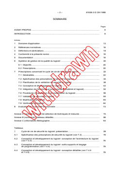 IEC 61508-3:1998 IEC 61508-3:1998 - Sécurité fonctionnelle des système électriques/électroniques/ électroniques programmables relatifs à la sécurité - Partie 3: Prescriptions concernant les logiciels (voir www.iec.ch/61508)
Released:12/15/1998 - Page 4 preview