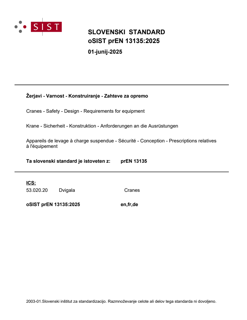 prEN 13135:2025