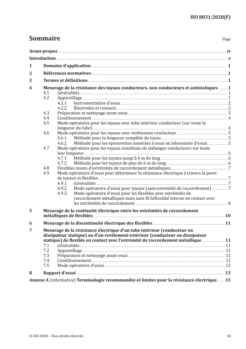 ISO 8031:2020 - Tuyaux et flexibles en caoutchouc et en plastique — Détermination de la résistance et de la conductivité électriques
Released:6/29/2020