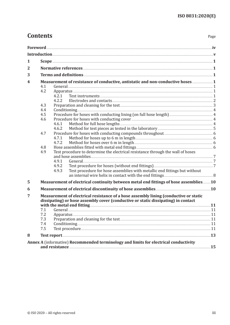 ISO 8031:2020 - Rubber and plastics hoses and hose assemblies — Determination of electrical resistance and conductivity
Released:6/29/2020