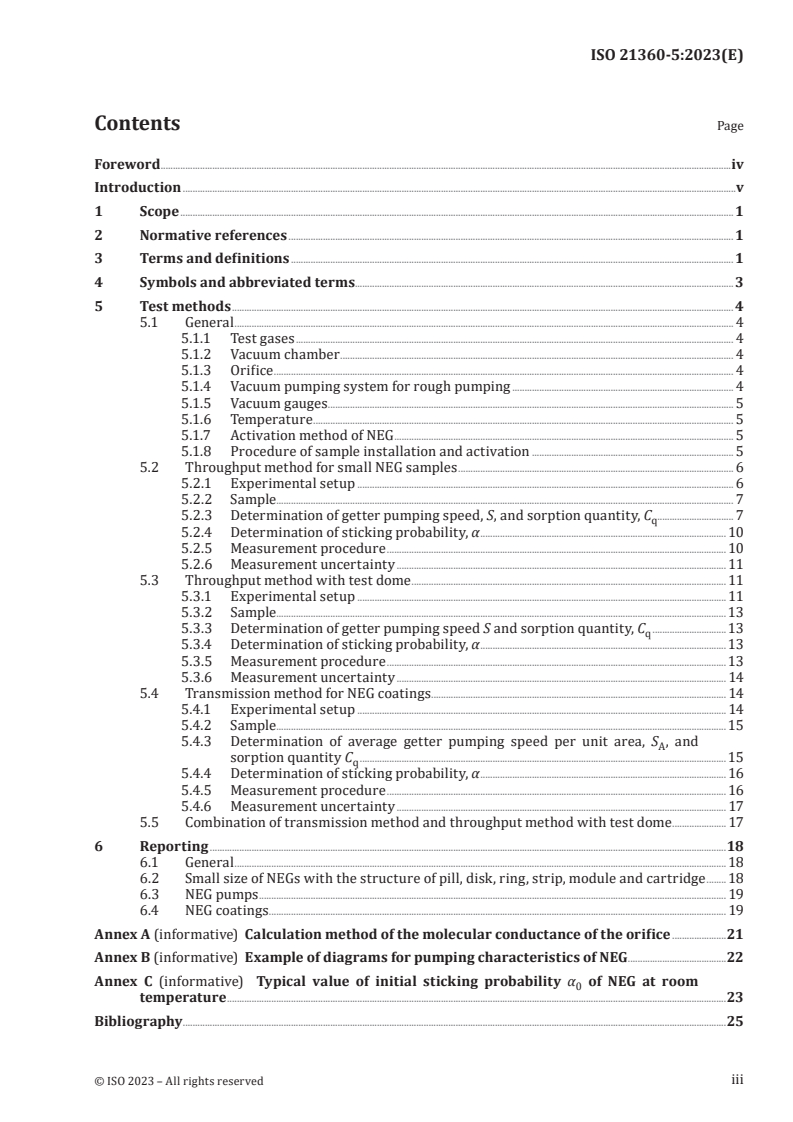 ISO 21360-5:2023 - Vacuum technology — Standard methods for measuring vacuum-pump performance — Part 5: Non-evaporable getter (NEG) vacuum pumps
Released:11/28/2023
