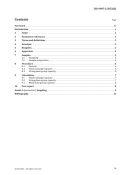 ISO 4907-3:2023 ISO 4907-3:2023 - Plastics — Ion exchange resin — Part 3: Determination of exchange capacity of anion exchange resins in hydroxide form
Released:18. 04. 2023 - Page 3 preview