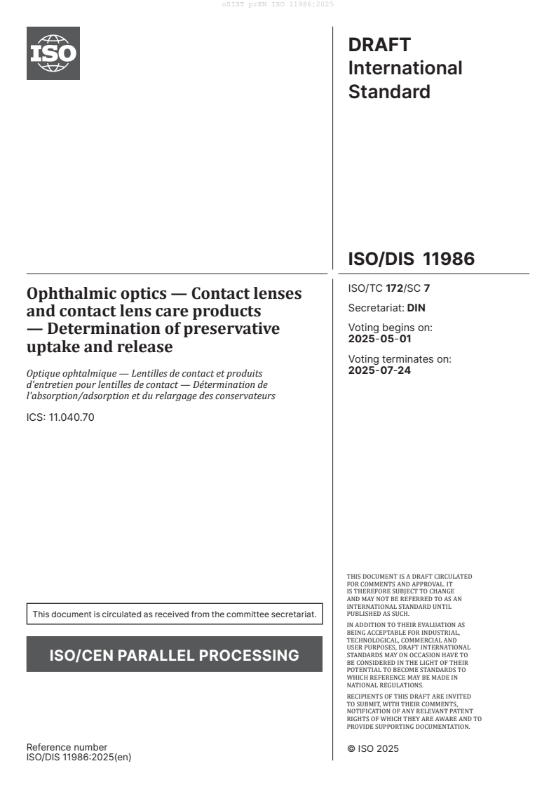prEN ISO 11986:2025