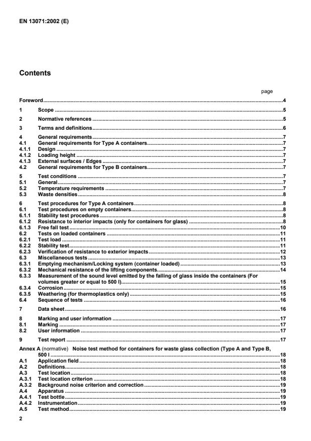 EN 13071:2002 EN 13071:2004 - Page 4 preview