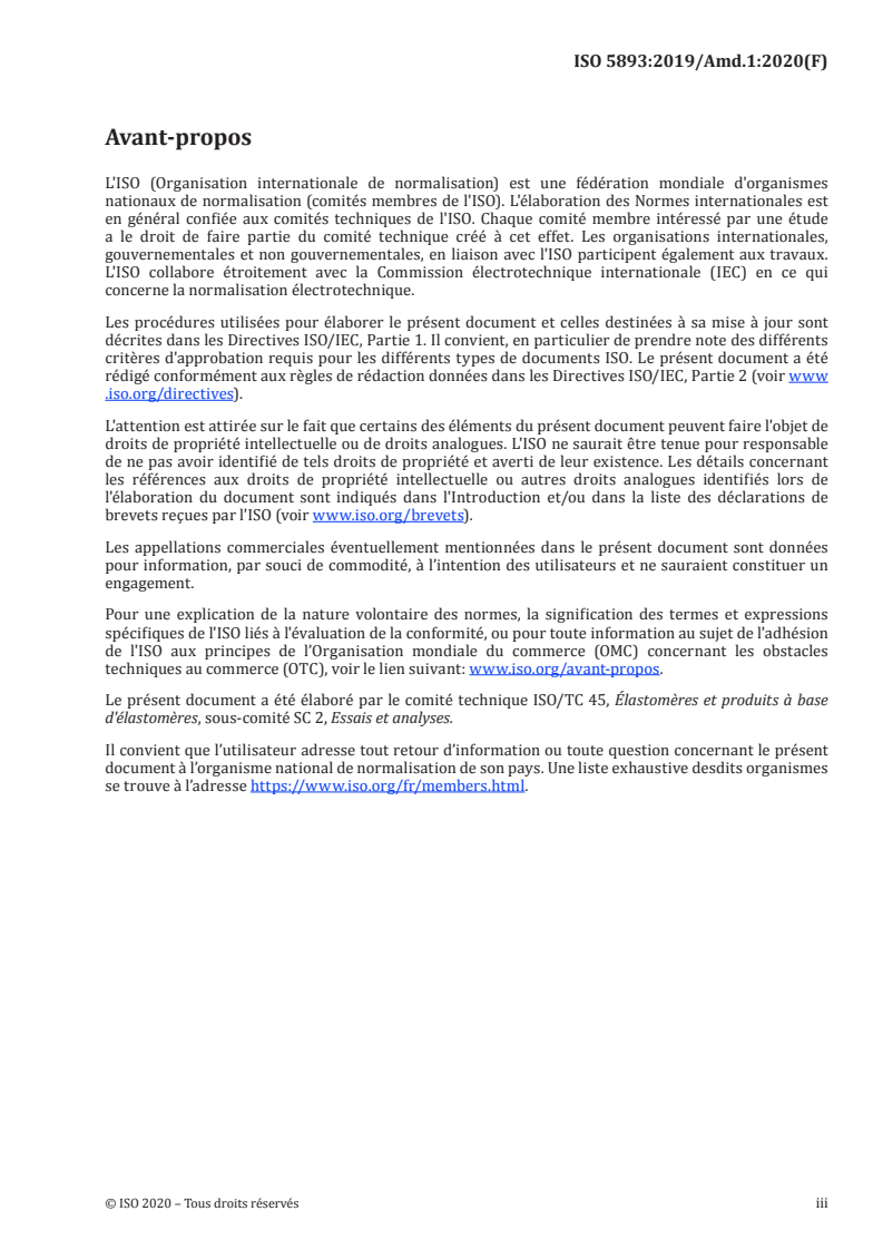 ISO 5893:2019/Amd 1:2020 - Appareils d'essai du caoutchouc et des plastiques — Types pour traction, flexion et compression (vitesse de translation constante) — Spécifications — Amendement 1
Released:9/21/2020