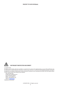 ISO/IEC TS 21419:2024 ISO/IEC TS 21419:2024 - Information technology — Cross-jurisdictional and societal aspects of implementation of biometric technologies — Use of biometrics for identity management in healthcare
Released:11/22/2024 - Page 2 preview
