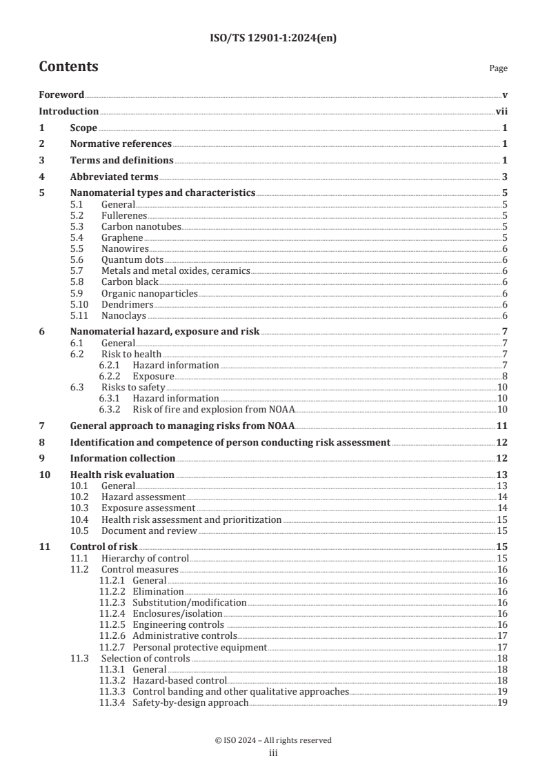 ISO/TS 12901-1:2024 - Nanotechnologies — Occupational risk management applied to engineered nanomaterials — Part 1: Principles and approaches
Released:21. 08. 2024