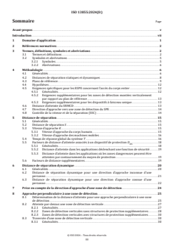 ISO 13855:2024 - Sécurité des machines — Positionnement des moyens de protection par rapport à l’approche du corps humain
Released:11/22/2024 - Page 3 preview