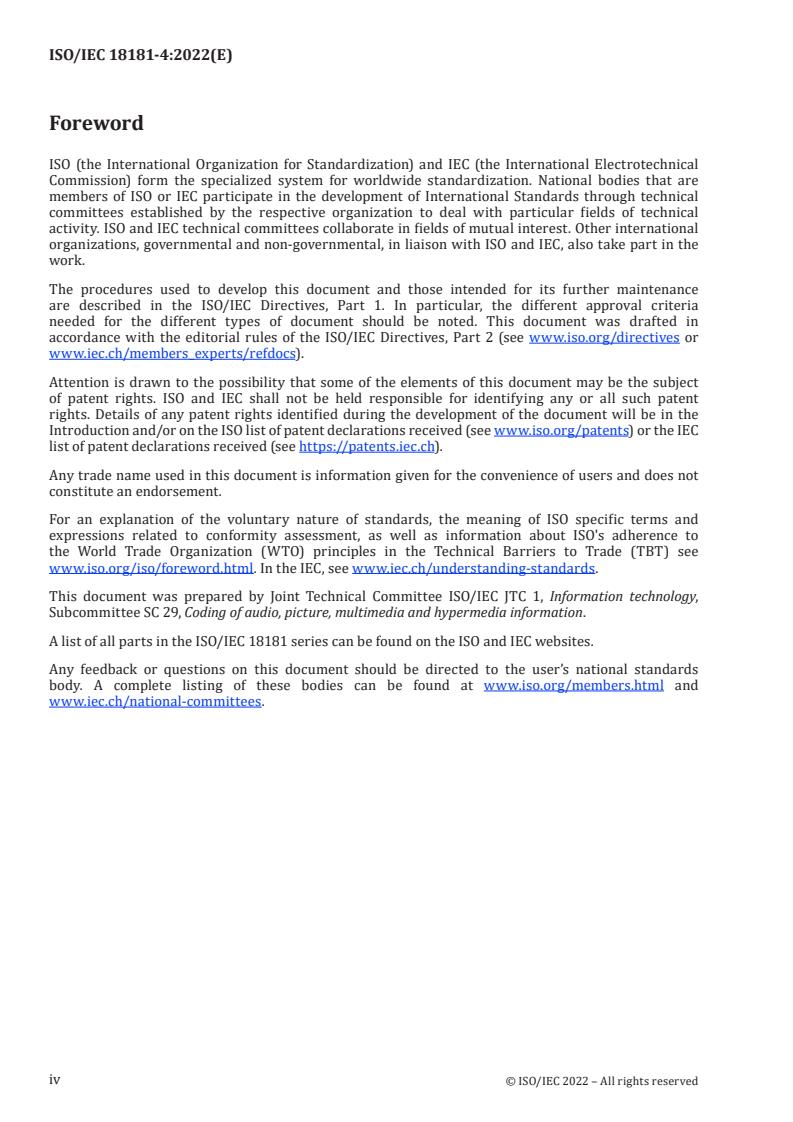 ISO/IEC 18181-4:2022 ISO/IEC 18181-4:2022 - Information technology — JPEG XL image coding system — Part 4: Reference software
Released:5. 08. 2022 - Page 4 preview